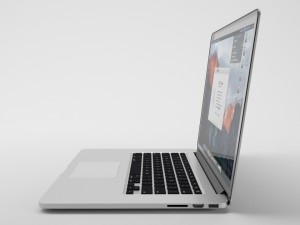 apple macbook pro 15 - element 3d 3D-Modell
