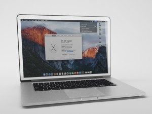 apple macbook pro 15 - element 3d 3D-Modell