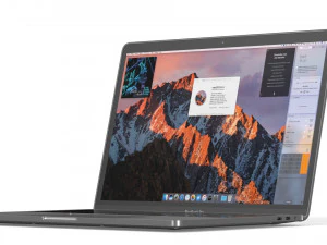 apple macbook pro 13 - element 3d 3D Model