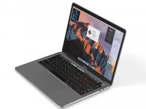 apple macbook pro 13 - element 3d 3D Model