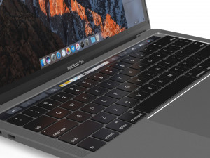 apple macbook pro 13 - element 3d 3D Model