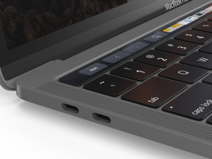 apple macbook pro 13 - element 3d 3D Model