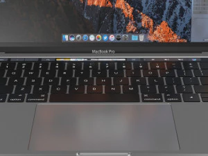 apple macbook pro 13 - element 3d 3D Model
