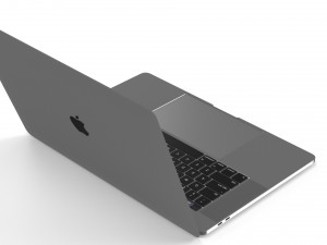 apple macbook pro 15 - element 3d 3D Model