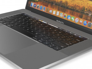 apple macbook pro 15 - element 3d 3D Model