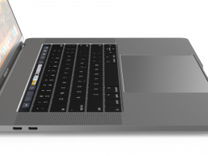apple macbook pro 15 - element 3d 3D Model