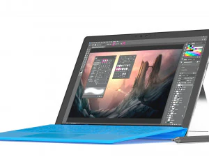 microsoft superf&iacute;cie pro - elemento 3d Modelo 3D