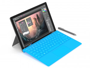 microsoft surface pro - element 3d Modello 3D
