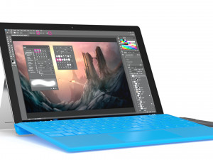 microsoft surface pro - element 3d Modello 3D