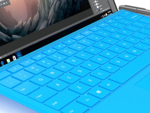 microsoft surface pro - element 3d Modello 3D