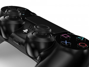 playstation dualshock 4 - element 3d Modelo 3D