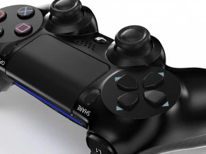 playstation dualshock 4 - element 3d 3D Model