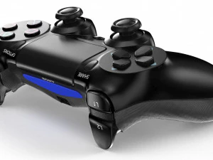 playstation dualshock 4 - element 3d 3D Model