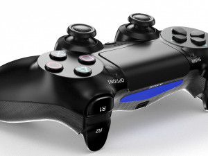 playstation dualshock 4 - element 3d Modelo 3D