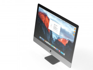 apple imac 5k Modelo 3D