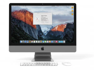 Apple imac 4k - элемент 3d 3D Модель