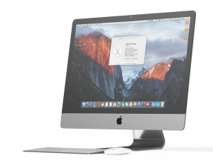 apple imac 4k - element 3d 3D Model