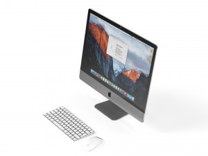 apple imac 4k - element 3d 3D Model
