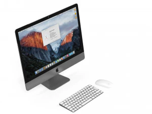 apple imac 4k - element 3d 3D Model