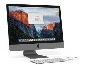 apple imac 4k - element 3d 3D Model