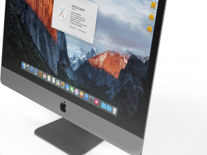 apple imac 4k - element 3d 3D Model