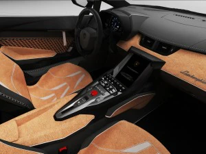lamborghini centenario roadster - element 3d 3D Model