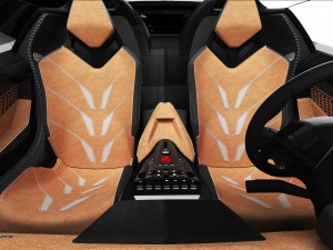 lamborghini centenario roadster - element 3d Model 3D