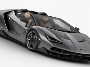 lamborghini centenario roadster - element 3d 3D Model