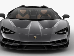 lamborghini centenario roadster - element 3d 3D Model