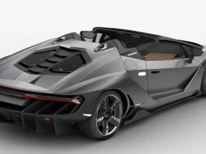 lamborghini centenario roadster - element 3d 3D Model