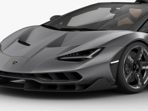 lamborghini centenario roadster - element 3d Model 3D