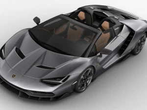 lamborghini centenario roadster - element 3d 3D Model