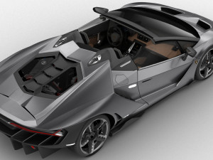 lamborghini centenario roadster - element 3d Model 3D
