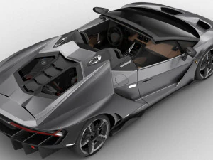 lamborghini centenario roadster - element 3d 3D Model