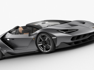 lamborghini centenario roadster - element 3d Model 3D