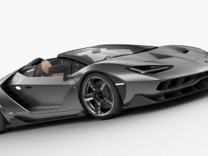 lamborghini centenario roadster - element 3d 3D Model