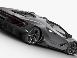 lamborghini centenario roadster - element 3d Model 3D