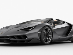 lamborghini centenario roadster - element 3d Model 3D