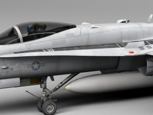 mcdonnell douglas fa-18 hornet 3D मॉडल