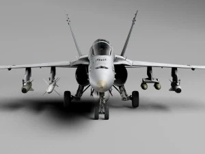 mcdonnell douglas fa-18 hornet 3D Model