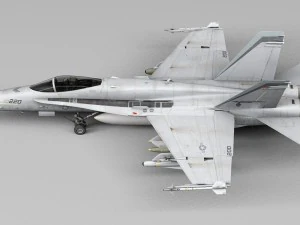 mcdonnell douglas fa-18 hornet 3D Model