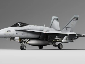 mcdonnell douglas fa-18 hornet 3D Model