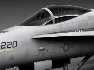 mcdonnell douglas fa-18 hornet 3D Model