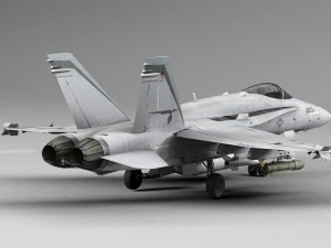 mcdonnell douglas fa-18 hornet 3D Model