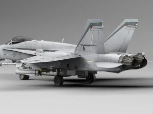 mcdonnell douglas fa-18 hornet 3D Model