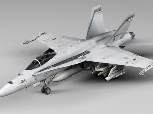 mcdonnell douglas fa-18 hornet 3D मॉडल