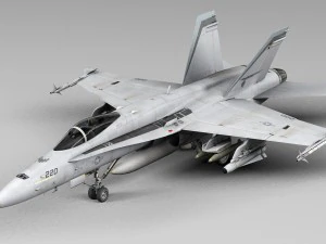 mcdonnell douglas fa-18 hornet 3D Model