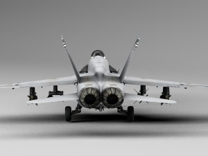 mcdonnell douglas fa-18 hornet 3D मॉडल