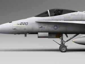 mcdonnell douglas fa-18 hornet 3D Model