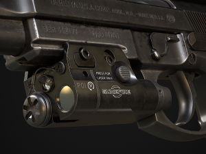 Beretta M9A1 3D Model